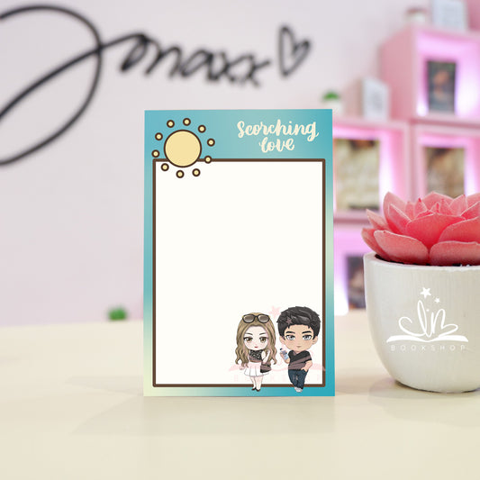 SCORCHING LOVE NOTEPAD